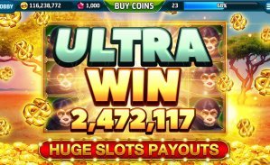 Màn hình slot machine đa dạng trò chơi